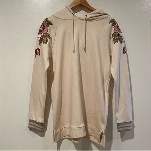 Embroidered Sweater Dress